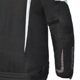 BELA HIGHLAND Moto Homem Casaco Preto Branco Vermelho