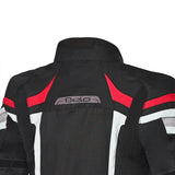 BELA HIGHLAND Moto Senhora Casacos Preto Gelo Vermelho