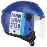 CGM - 261X MINI SIGN Abierto Casco Blu Azzurro opaco – Maximomoto PT