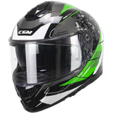 CGM 360S KAD RACE DE TURISMO MOTOCICLISTAS CAPACETE INTEGRAL
