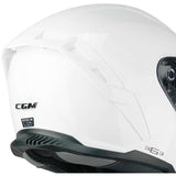 CGM 363 SHOT MONO Integral Moto Casco Blanco