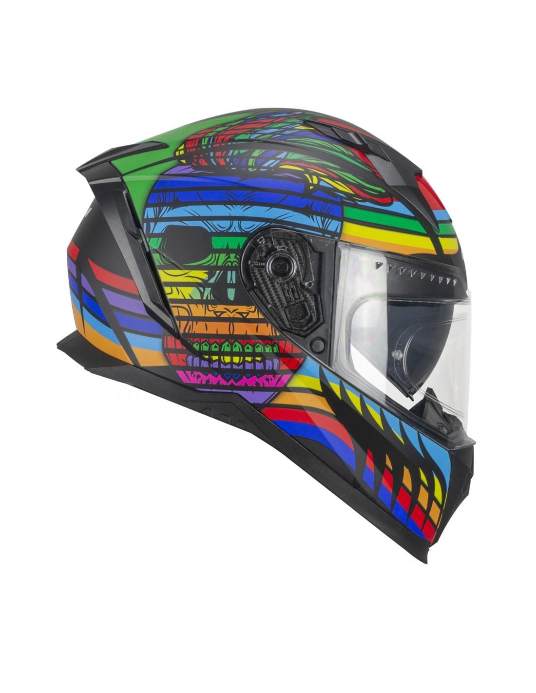 CGM 311X BLAST SKULL MOTO CAPACETE INTEGRAL ECE 22.06