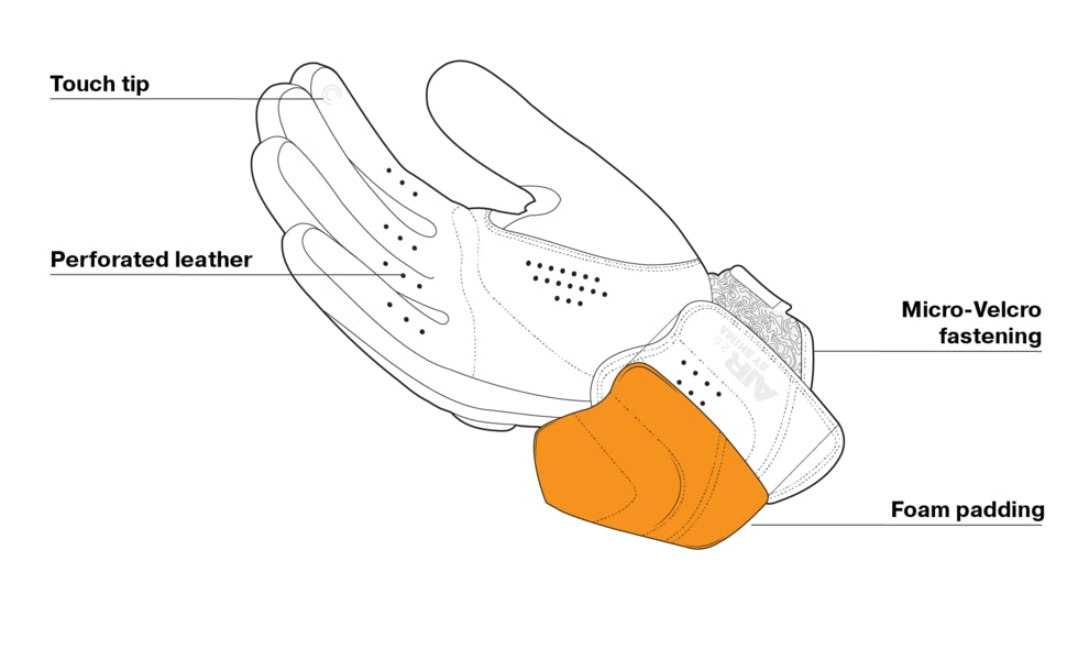 SHIMA AIR 2.0 MEN Gloves GRY – 7 – Maximomoto PT