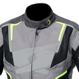 SPYKE - AIRMASTER LADY JACKET BLACK/GRAY/FLUOYELLOW - SECURTEX MOTOR S.L (t/a MaximoMoto)
