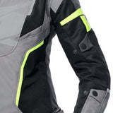 SPYKE - AIRMASTER LADY JACKET BLACK/GRAY/FLUOYELLOW - SECURTEX MOTOR S.L (t/a MaximoMoto)