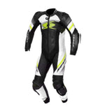 SPYKE - ESTORIL RACE 1PC SUIT BLACK/WHITE/FLUO YELLOW - SECURTEX MOTOR S.L (t/a MaximoMoto)