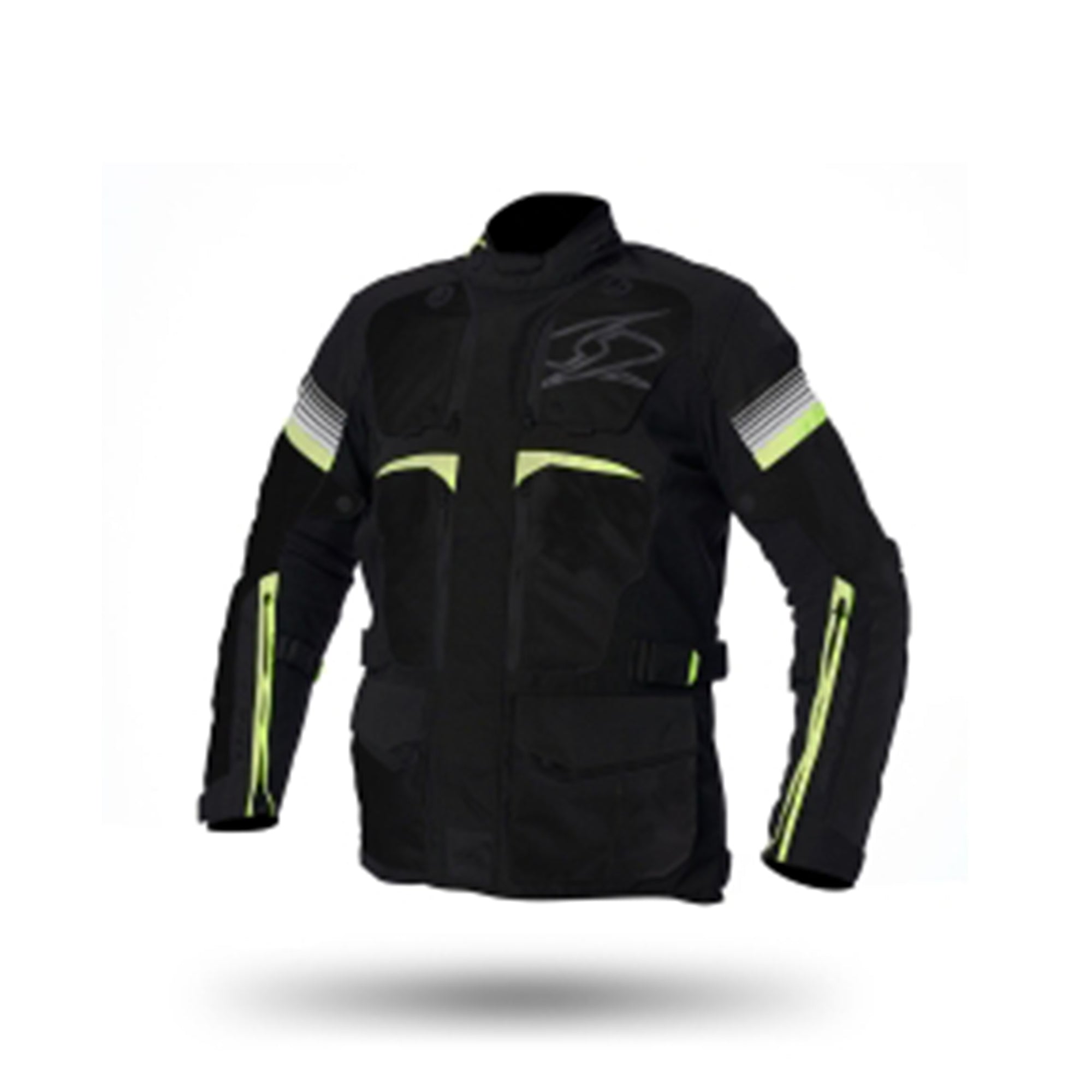 SPYKE Equator Dry Techno Man Jacket Negro/Antra/Amarillo