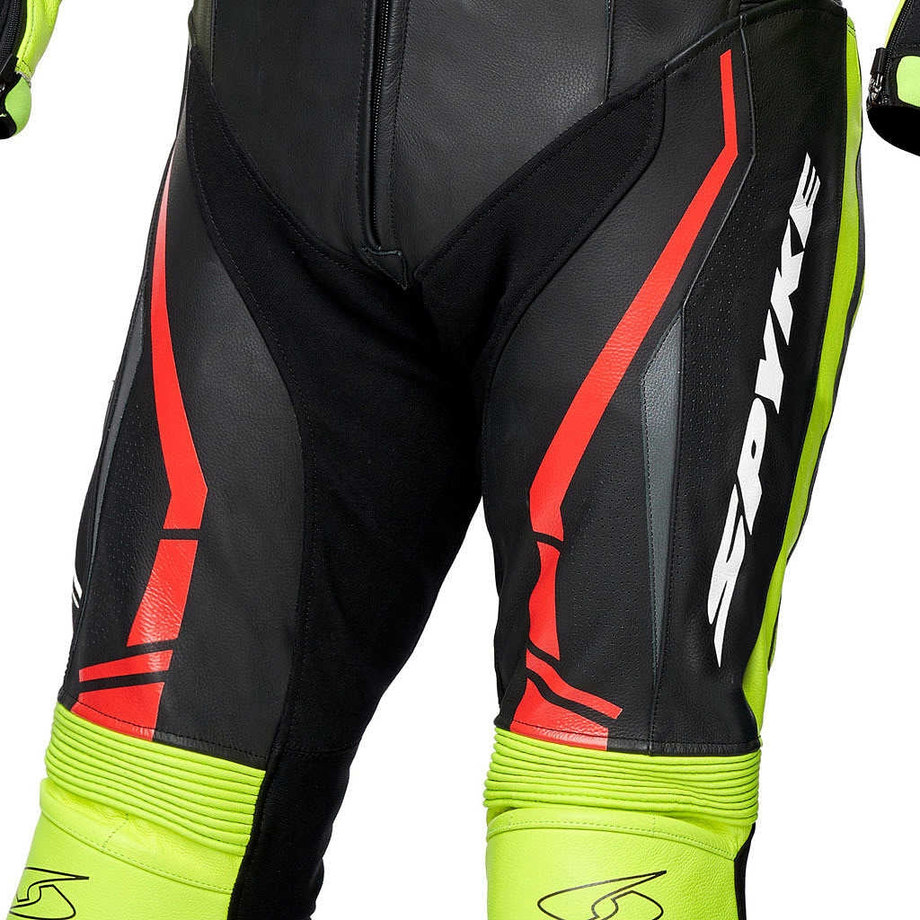 SPYKE ASSEN RACE 2.0 1 PC Moto Homem Fatos Preto Amarelo Fluo Vermelho – 4 – Maximomoto PT