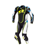 SPYKE - ARAGON RACE 1PC SUIT BLUE/BLACK/FLUO YELLOW - SECURTEX MOTOR S.L (t/a MaximoMoto)