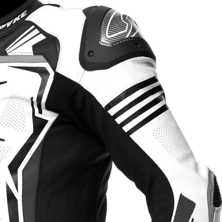 SPYKE ASSEN RACE 2.0 1 PC Moto Homem Fatos Branco Preto – 5 – Maximomoto PT