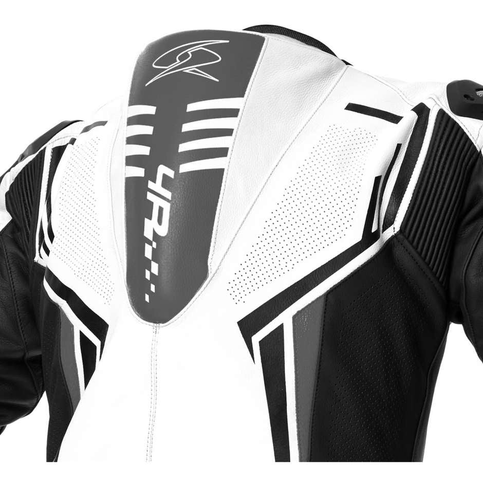 SPYKE ASSEN RACE 2.0 1 PC Moto Homem Fatos Branco Preto – 6 – Maximomoto PT
