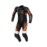 SPYKE - ESTORIL RACE 1PC SUIT BLACK/WHITE/ORANGE - SECURTEX MOTOR S.L (t/a MaximoMoto)