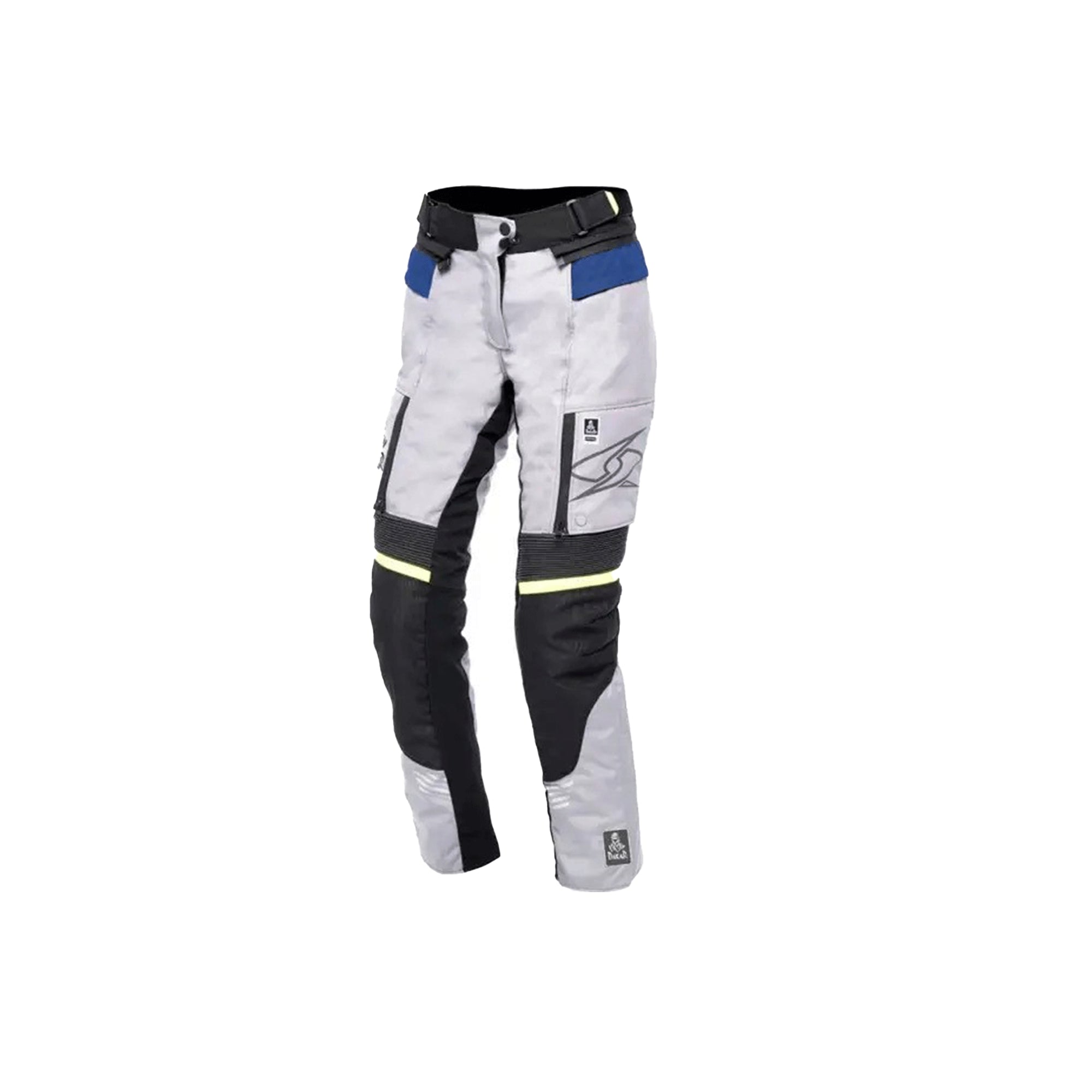 SPYKE EQUATOR DRY TECHNO Moto Senhora Calcas Cinza Azul Amarelo
