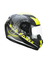 CGM - 265G LUCKY WILD INTEGRAL CASCO Nero Giallo fluo opaco – Maximomoto PT