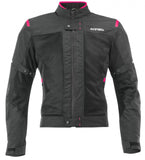 ACERBIS - casacos Ce Ramsey Vented Lady Negro/Rosa