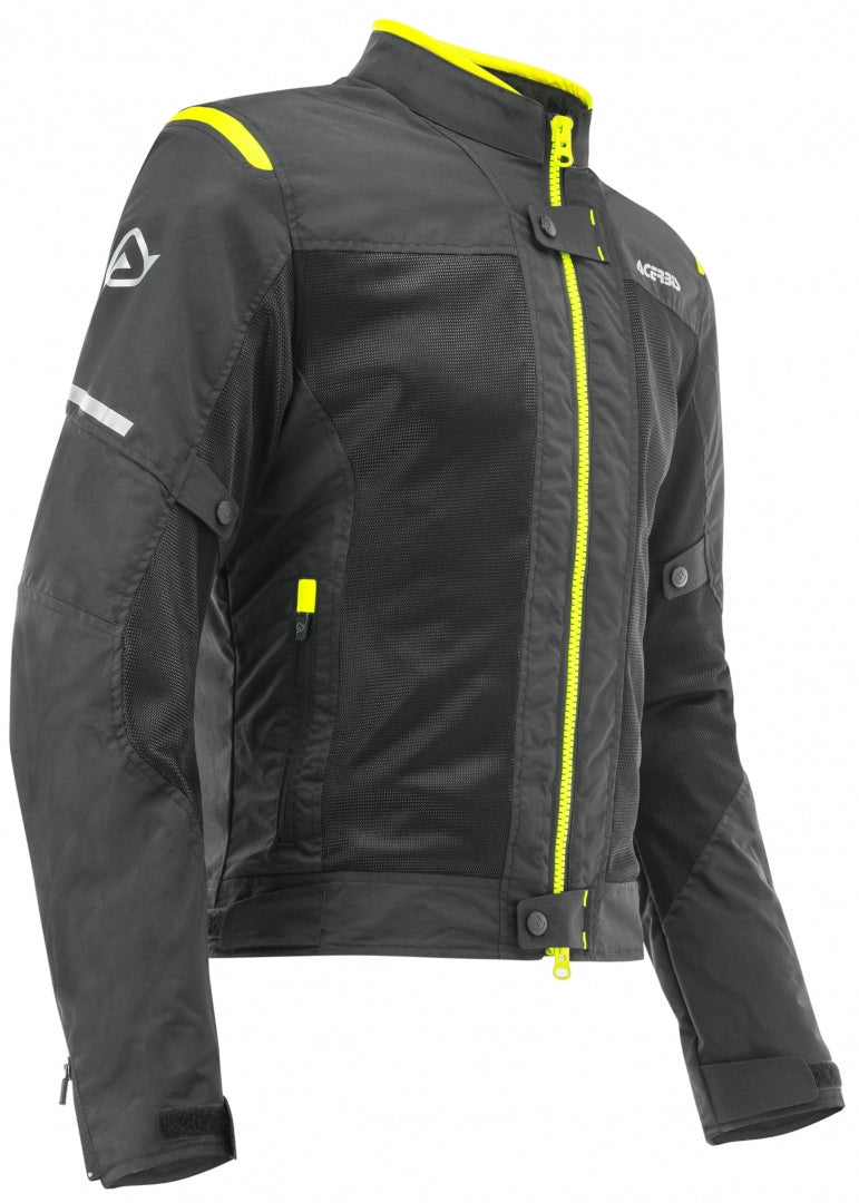 ACERBIS - casacos Ce Ramsey Vented Man Negro/Amarillo – 2 – Maximomoto PT
