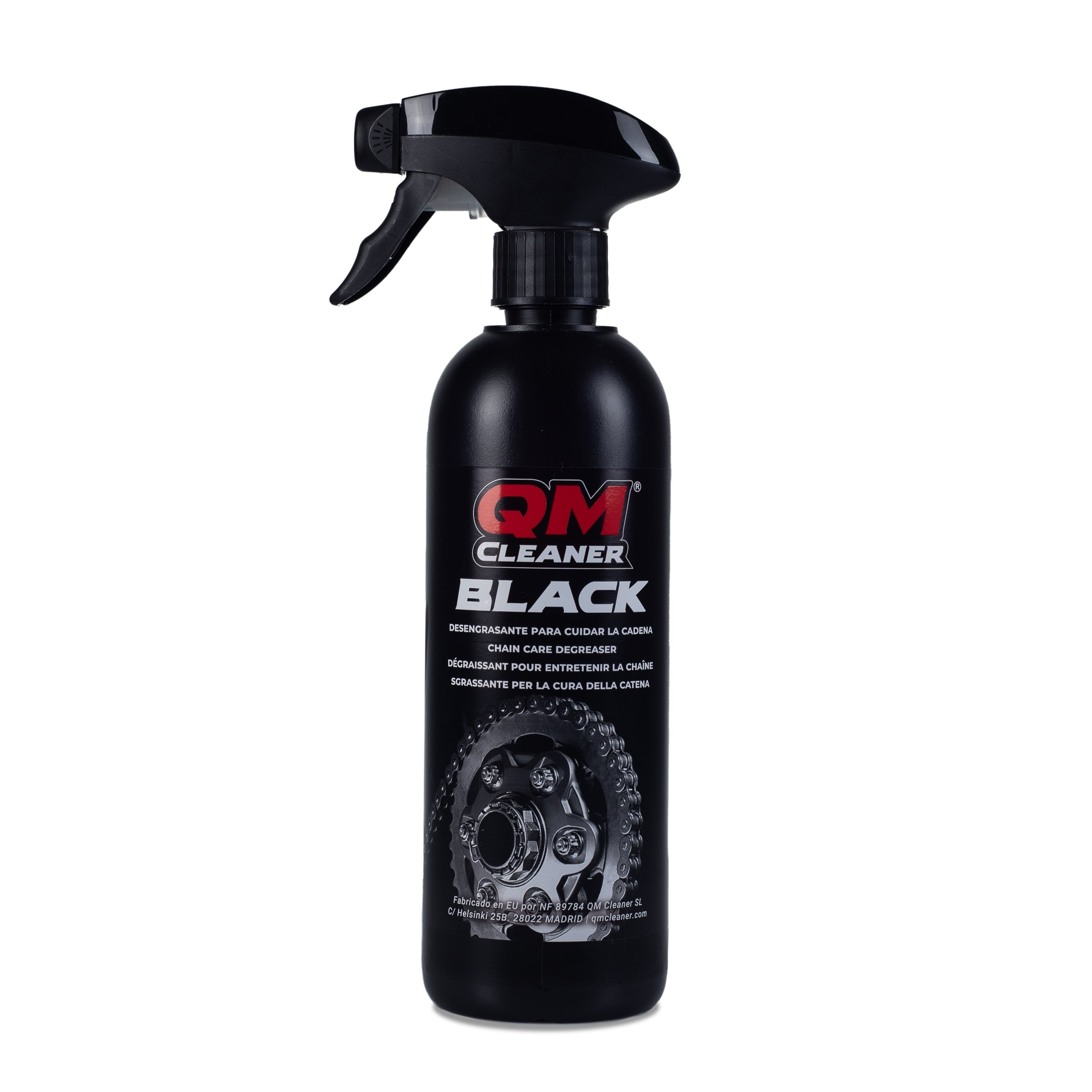 QM CLEANER QM CLEANER BLACK 500 ML.