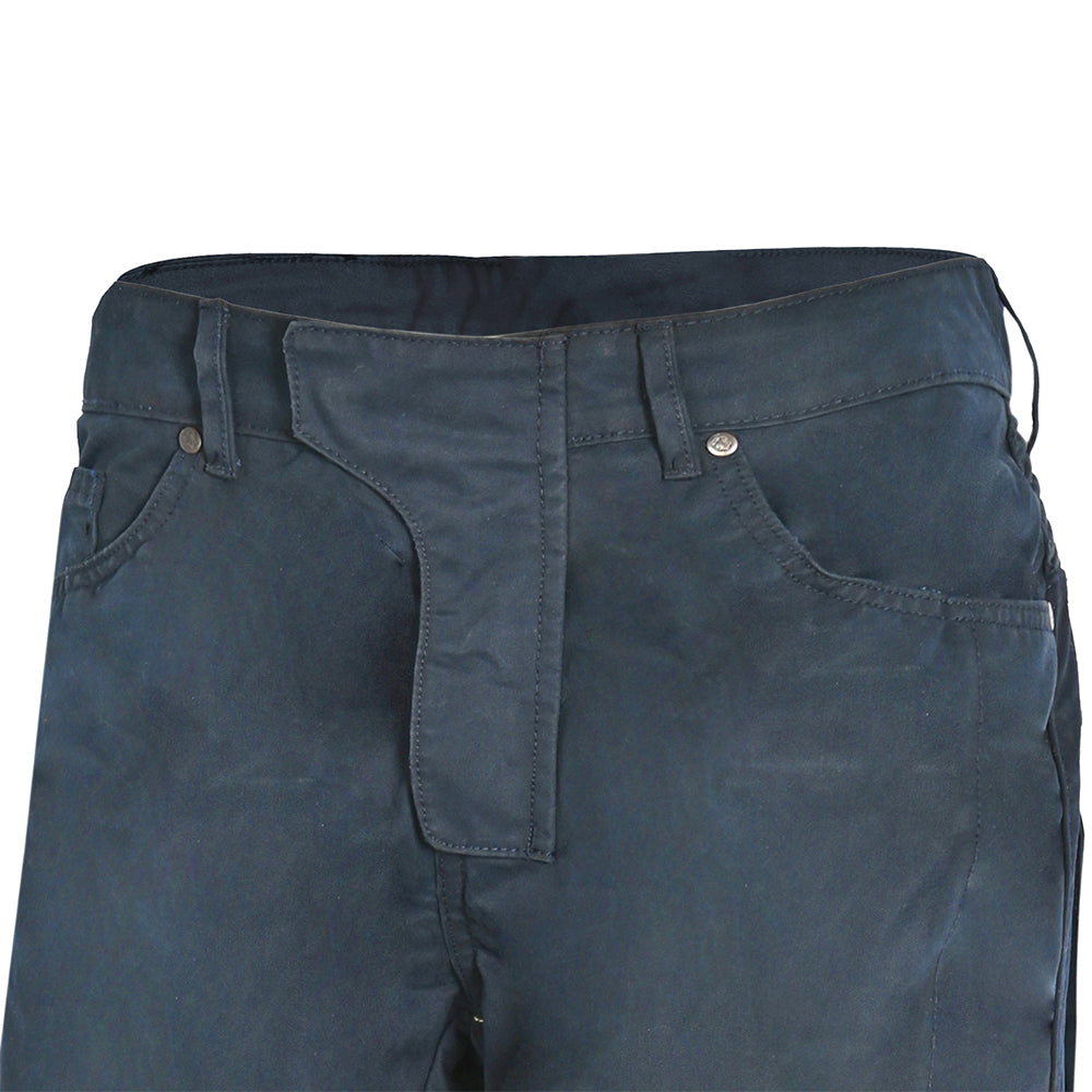 BELA BENTON Denim Moto Calcas Azul