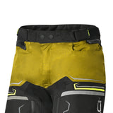 BELA Watson Têxtil Moto Calça Preto Castanho Amarelo Branco