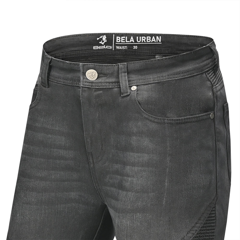 BELA URBAN DENIM JEANS Moto Senhora Vaquero Calcas Preto
