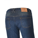 BELA URBAN Denim Jeans Moto Senhora Calcas Oscura Azul