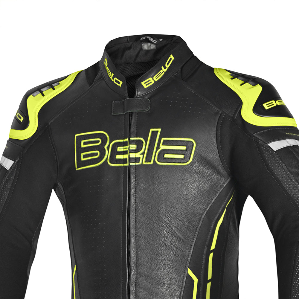 BELA ROCKET MIX KANGAROO 2 PC Fatos De Moto Homem Preto Amarillo Fluro – 4 – Maximomoto PT