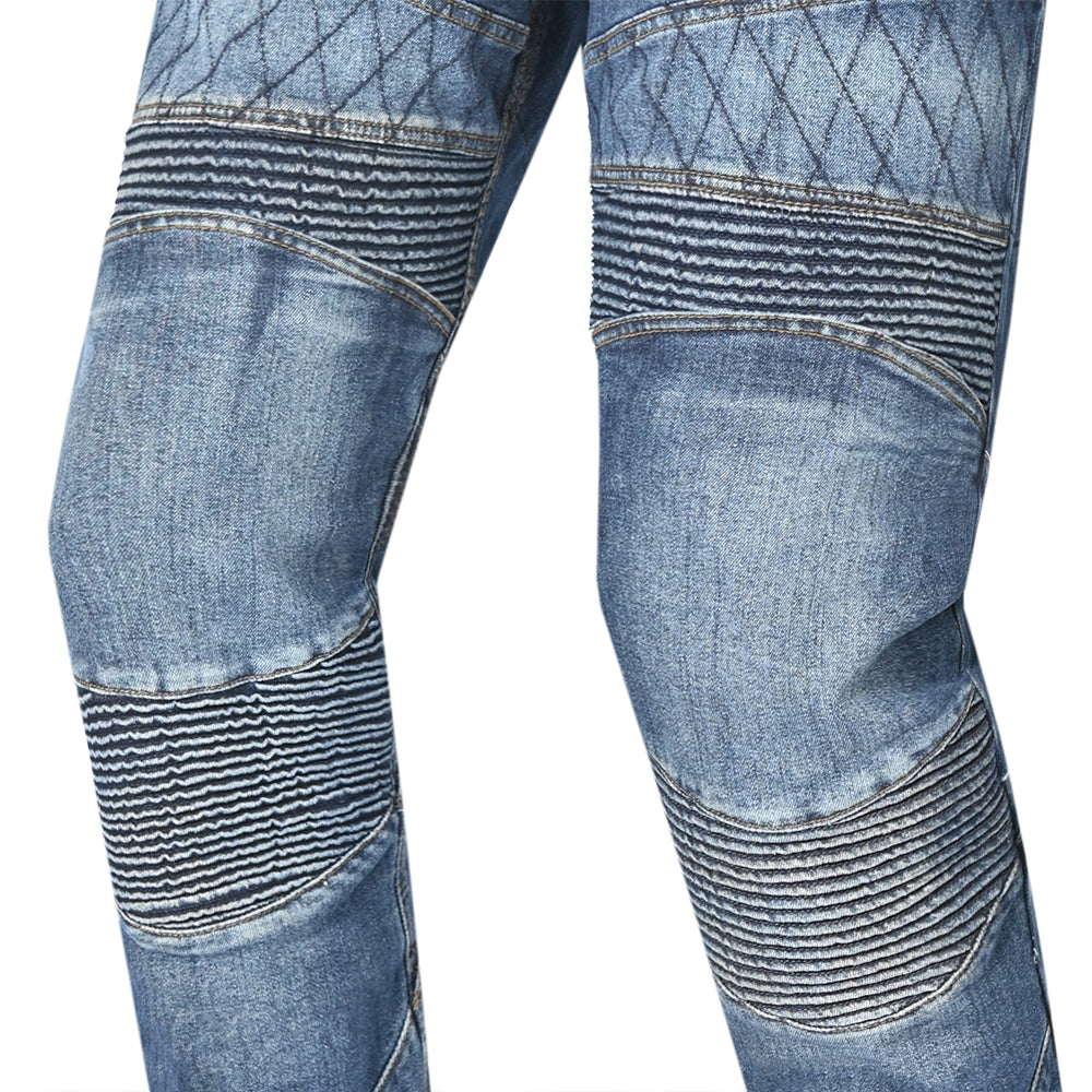 R-TECH CASTEL CE Approved AA jeans Moto Calças Azul