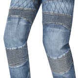 R-TECH CASTEL CE Approved AA jeans Moto Calças Azul