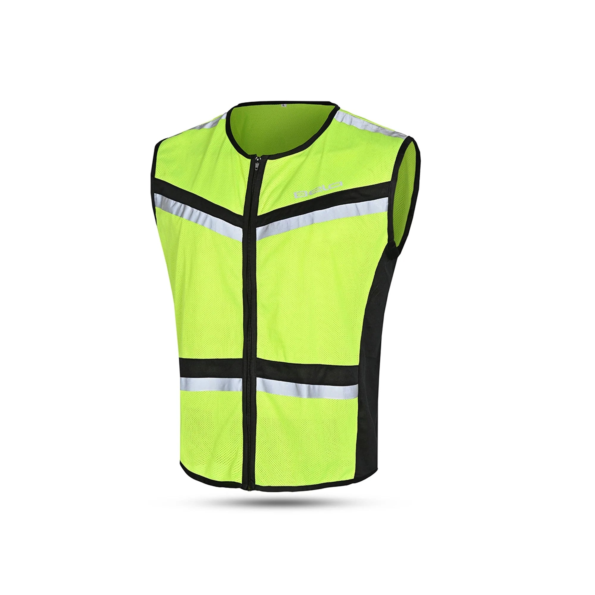 BELA Zoro Alta Visibilidade Moto Colete Têxtil Amarelo Fluorescente