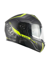 CGM 569G C-MAX CITY Casco Modular Nero Giallo Fluo Opaco – Maximomoto PT