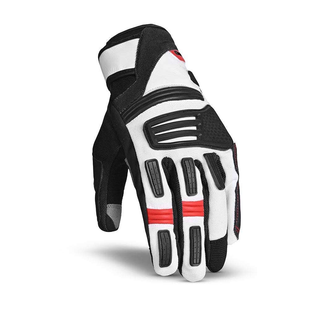 BELA ARIZON Moto Homem Textile Luvas Preto Vermelho – 4 – Maximomoto PT