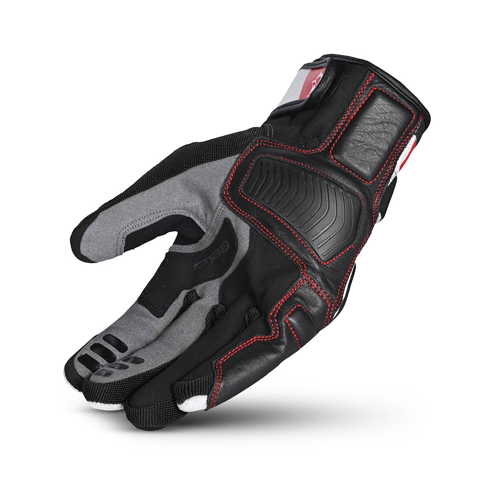 BELA ARIZON Moto Homem Textile Luvas Preto Vermelho – 6 – Maximomoto PT