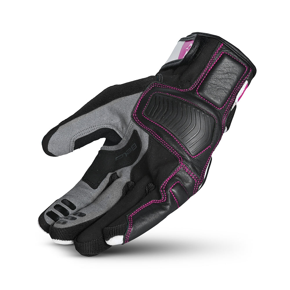 BELA ARIZON Moto Homem Textile Luvas Preto Rosa