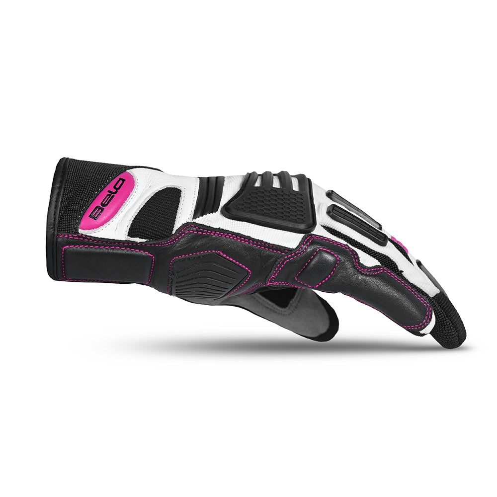 BELA ARIZON Moto Homem Textile Luvas Preto Rosa