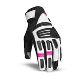 BELA ARIZON Moto Homem Textile Luvas Preto Rosa