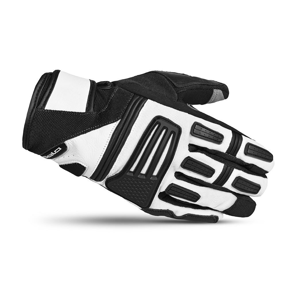 BELA ARIZON Men's Motorcycle Textile Gloves Black White – 3 – Maximomoto PT