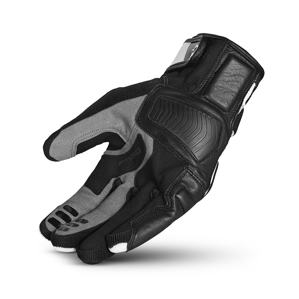 BELA ARIZON Men's Motorcycle Textile Gloves Black White – 2 – Maximomoto PT