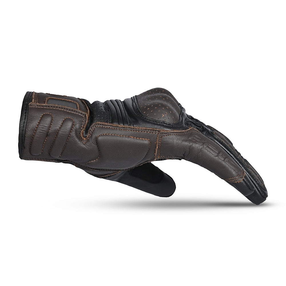 BELA RUSH Women's Leather Motorcycle Gloves Brown – 2 – Maximomoto PT