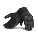 BELA RUSH Women's Leather Motorcycle Gloves Black – Maximomoto PT