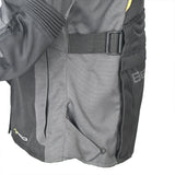 BELA HURRICANE 3 Em 1 Senhora Motocicleta Casaco Preto Cinzento Amarelo