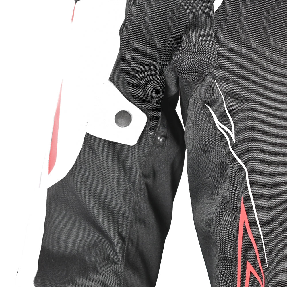 BELA Panther Moto Textil Casacos Preto Branco Vermelho
