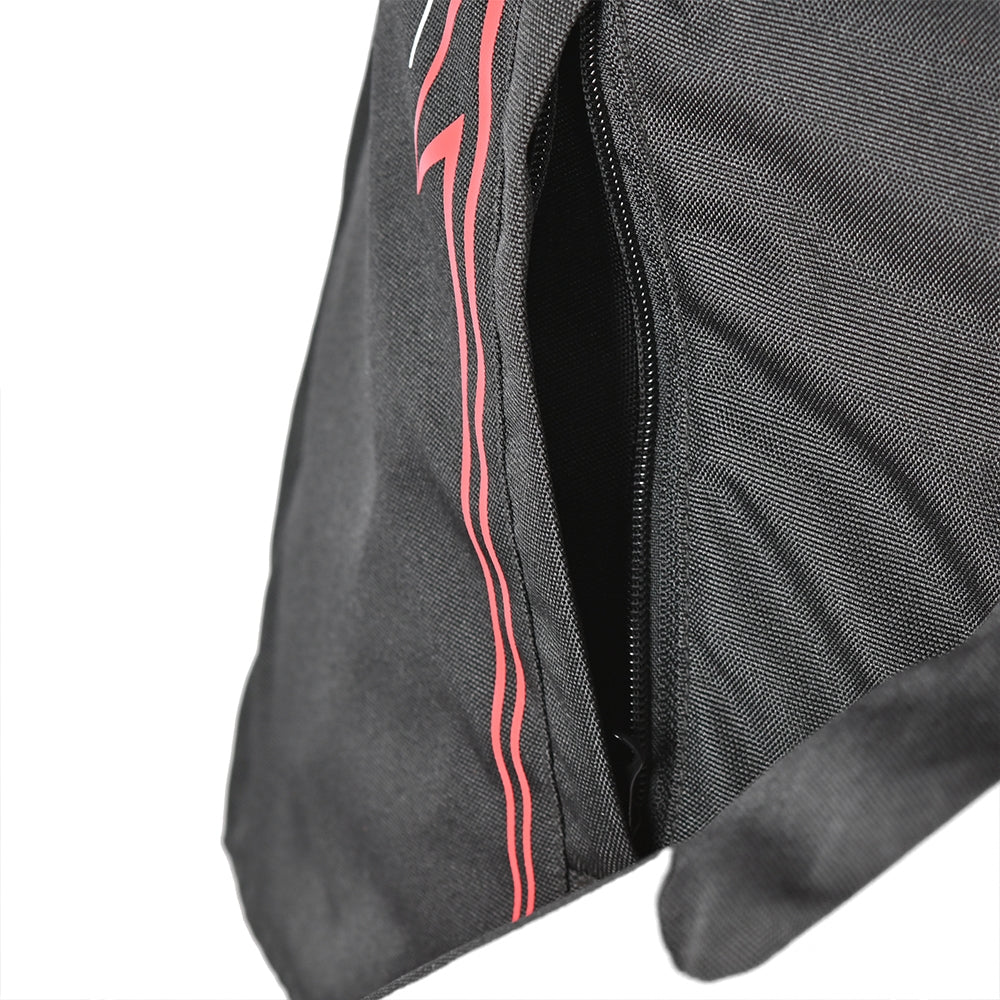 BELA Panther Moto Textil Casacos Preto Branco Vermelho