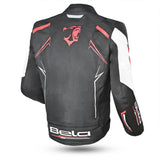 BELA Panther Moto Textil Casacos Preto Branco Vermelho