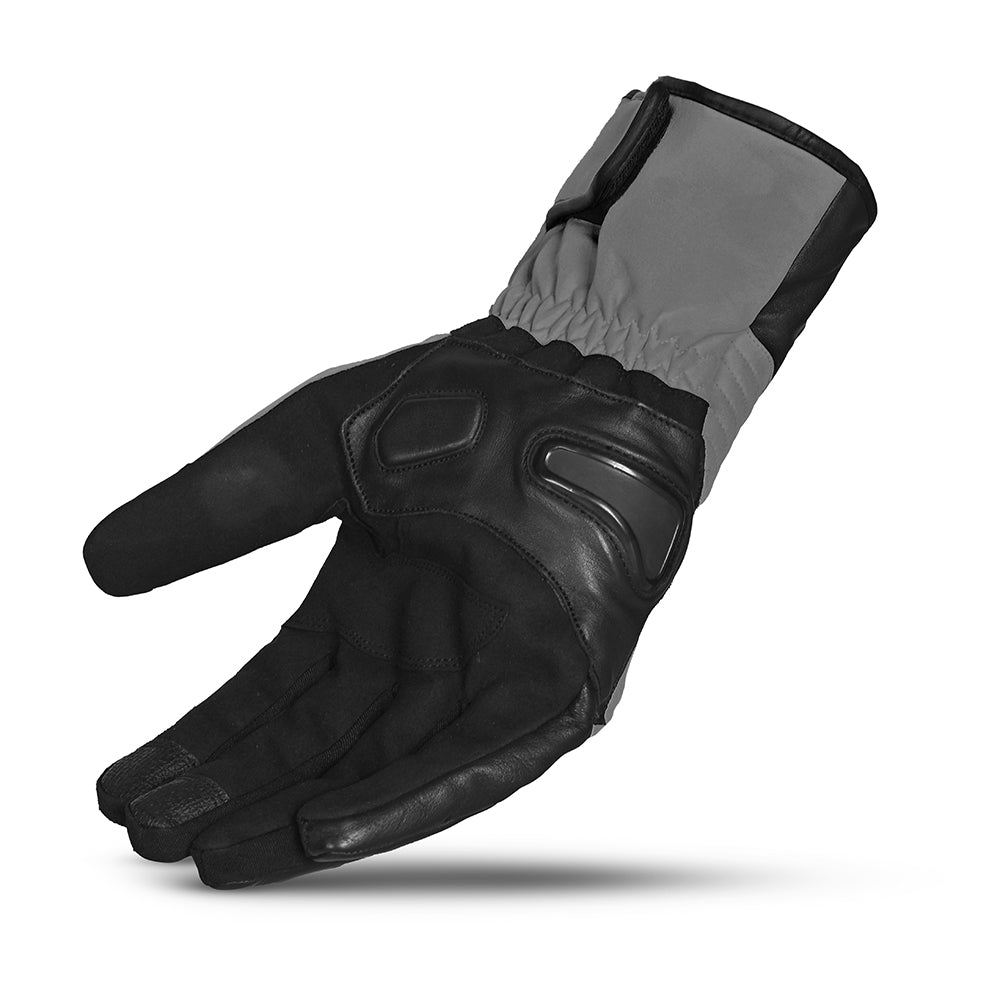 BELA EXPLORER WINTER WP Textil Moto Luvas Preto Cinza