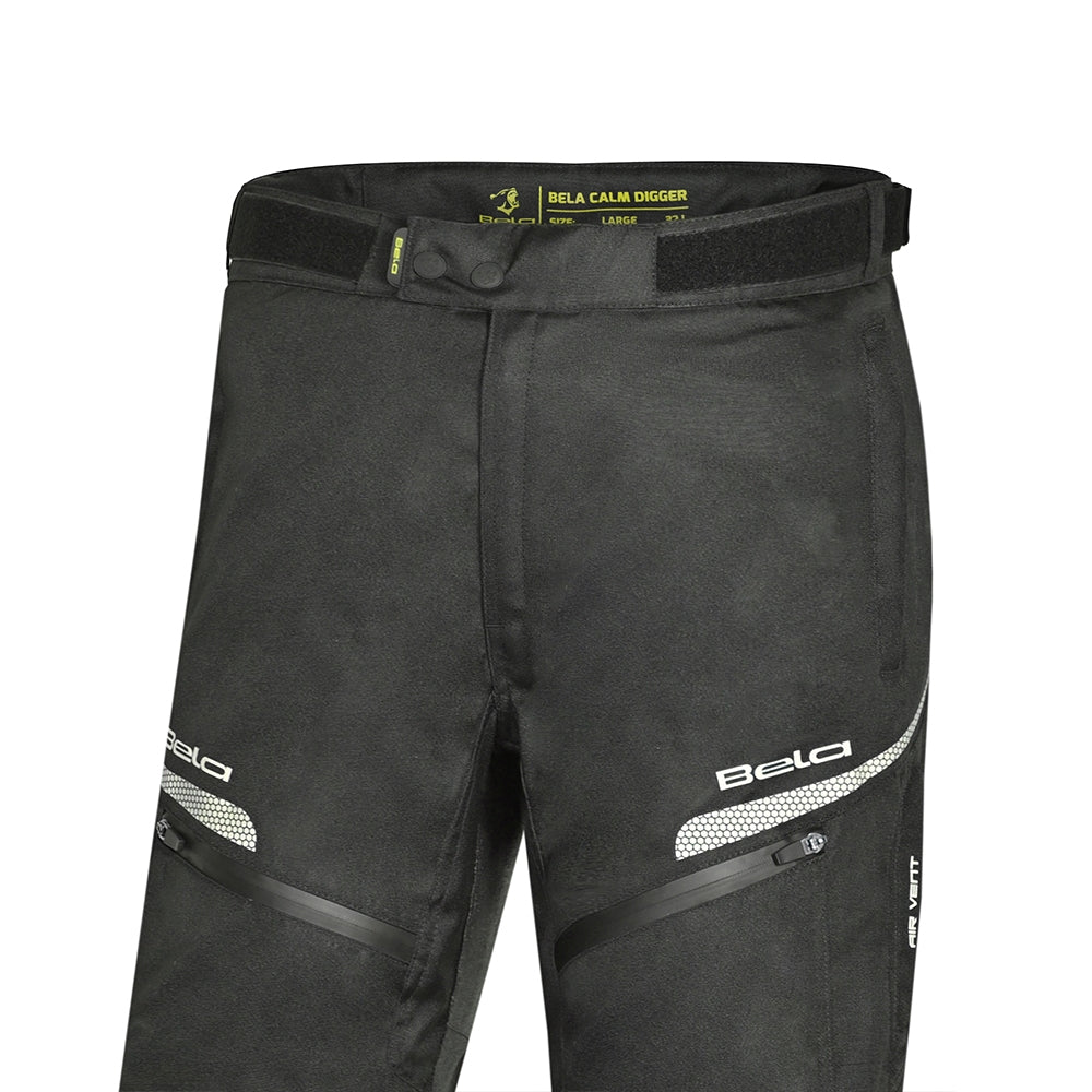 BELA CALM DIGGER Moto Textil Calcas Homem Preto Amarelo 32L