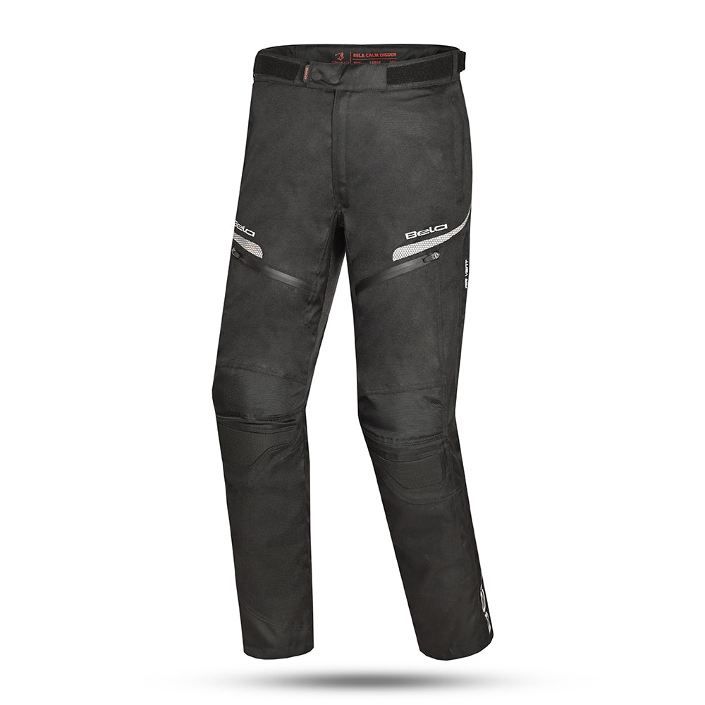 BELA CALM DIGGER Moto Homem Calcas Preto Vermelho 32L
