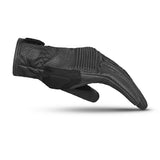 BELA STREETER Moto Senhora Couro Luvas Preto