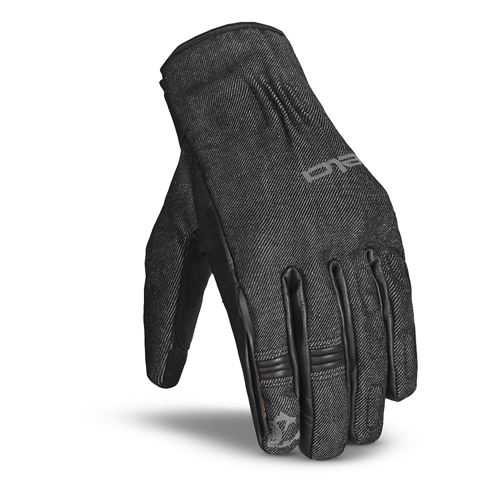 BELA ALBERTO DENIM WP Textil Moto Luvas Preta