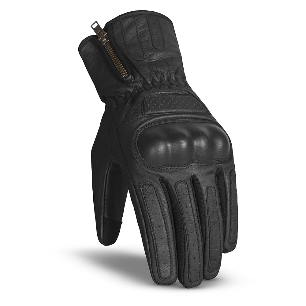 R-TECH DYNAMIC Moto Textile Luvas Preto