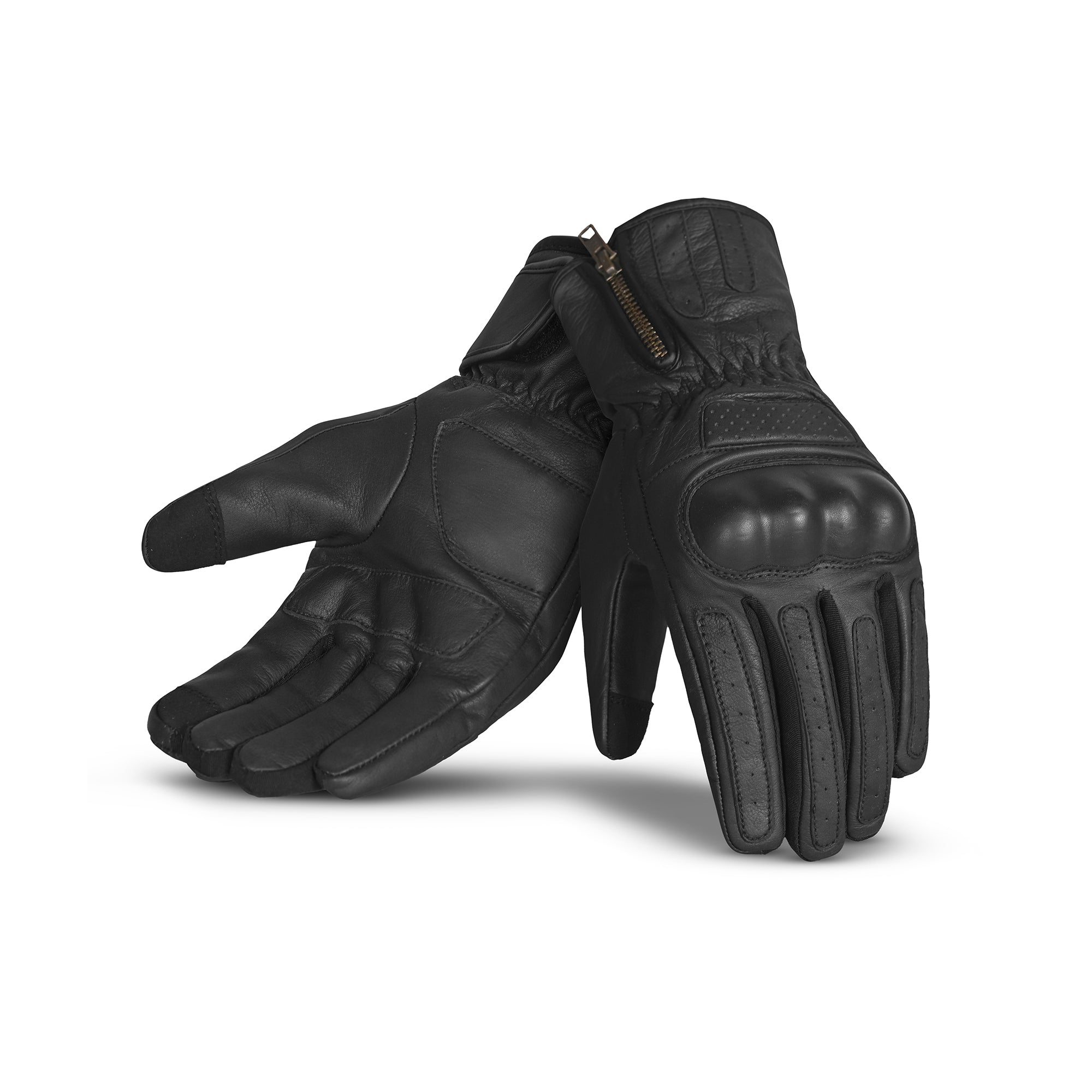 R-TECH DYNAMIC Moto Textile Luvas Preto